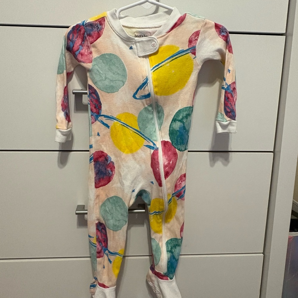 Vibrant Red and Yellow Footies One Piece